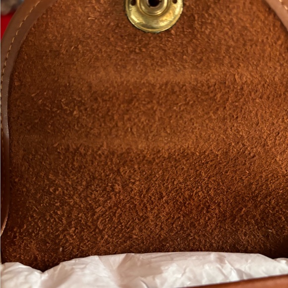 COACH VINTAGE SMALL BRITISH TAN MINI CROSSBODY CONVERT BELT BAG 9826 EUC - Picture 6 of 11